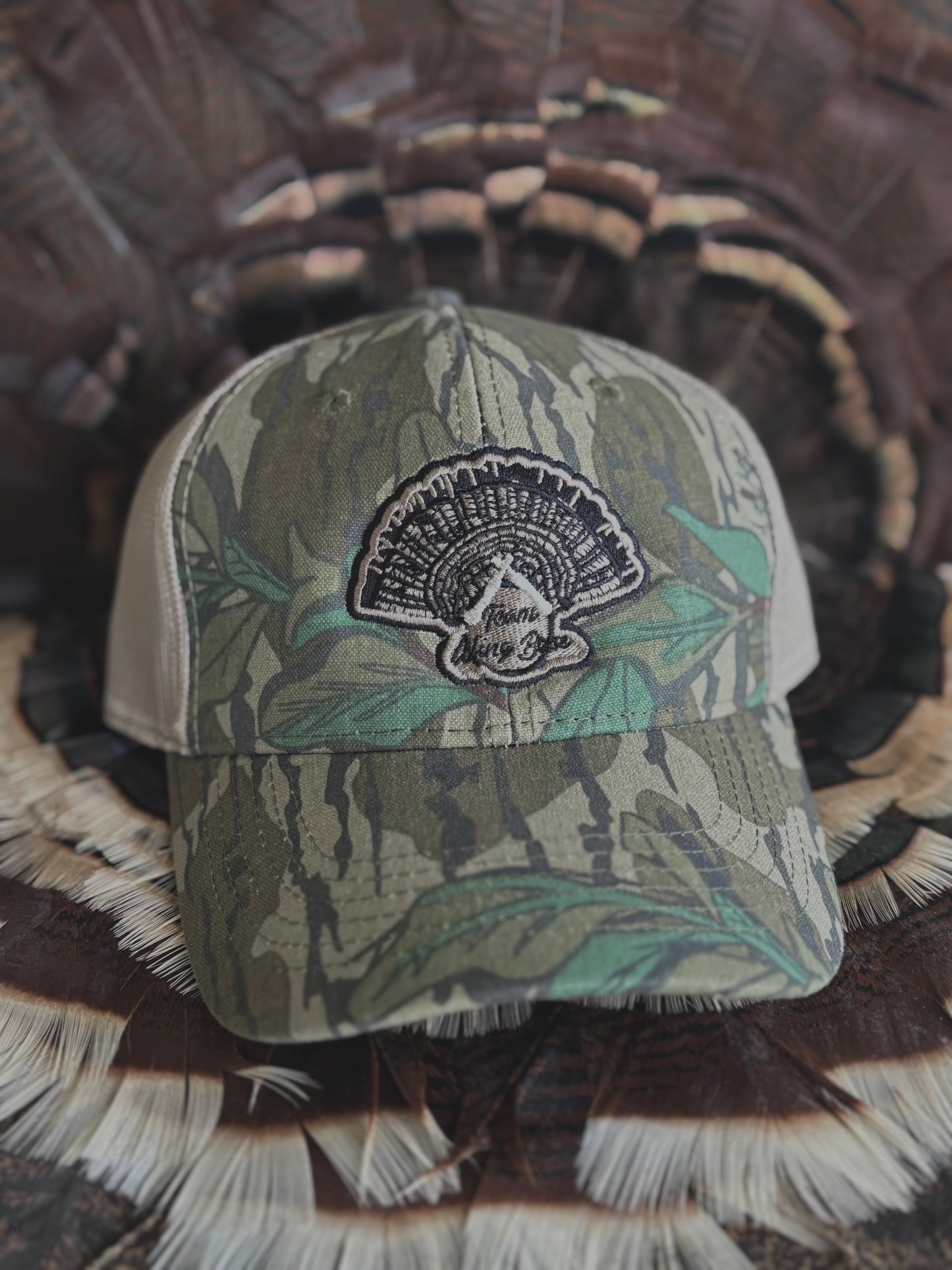 TWB Mossy Oak Greenleaf Cotton Mill Structured Trucker Hat