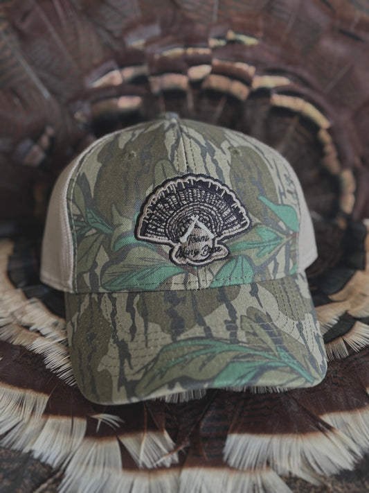 TWB Mossy Oak Greenleaf Cotton Mill Structured Trucker Hat