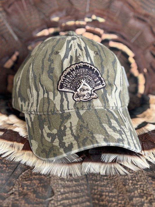 TWB Mossy Oak Bottomland Unstructured Solid Back Adjustable Otto Cap